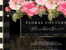 Tablet Screenshot of floral-couture.com